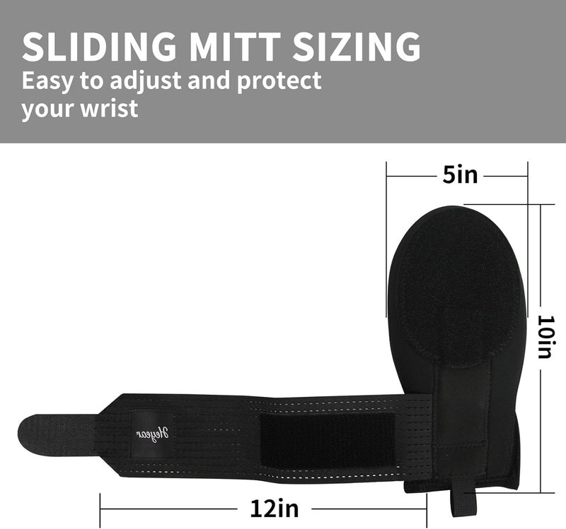 Heyear Baseball Sliding mitt, Sliding Mitt for Youth, Baseball Softball Glove for Hand Protection, Breathable and Durable, Adjustable Elastic Wrist Strap, Ambidextrous Design - Image 3